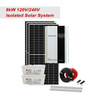 Solar off Hybrid System for Home Or Farm Use 8kW 24kWh battery storage 500W solar panel